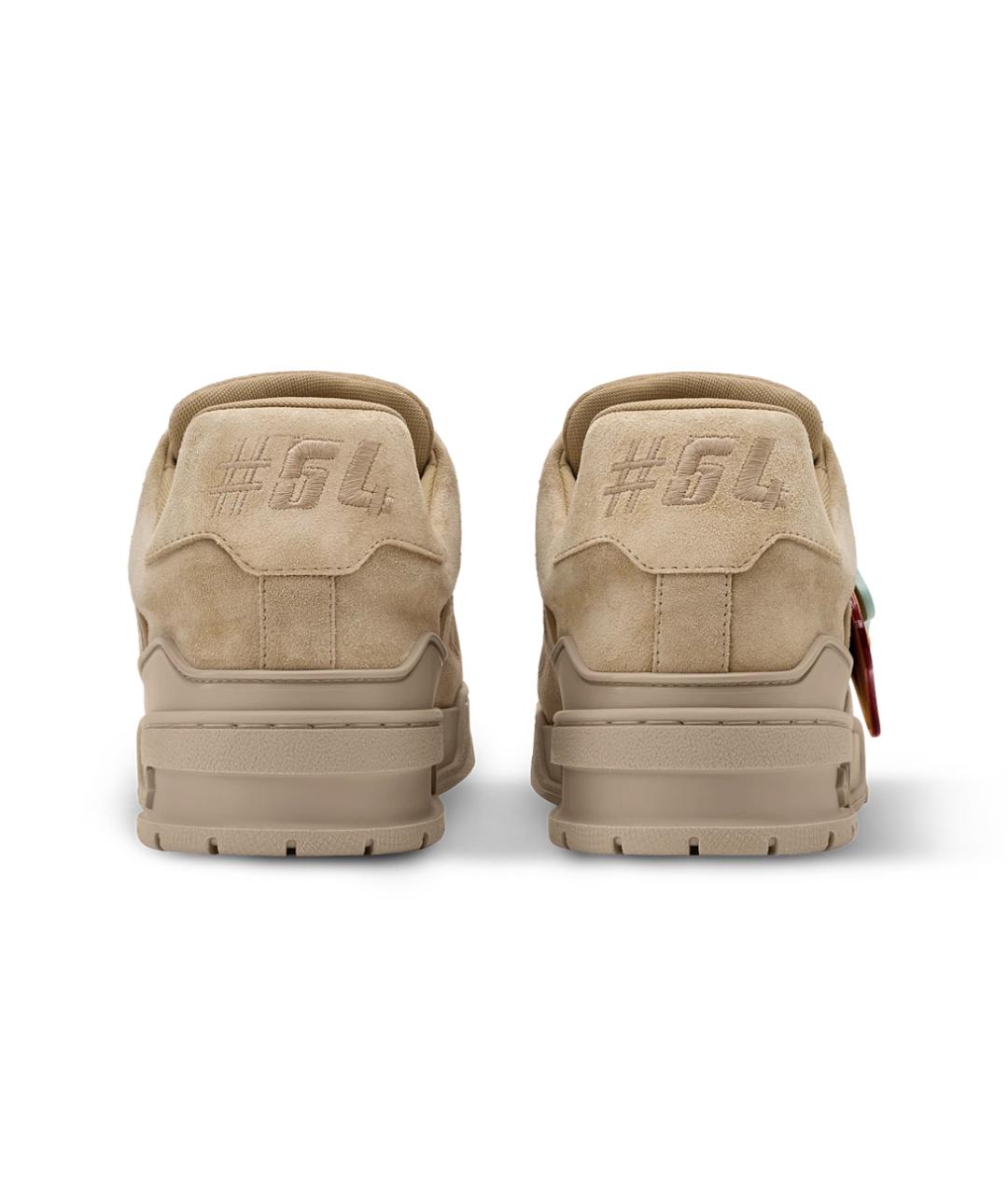 LOUIS VUITTON Коричневые низкие кроссовки / кеды, фото 4