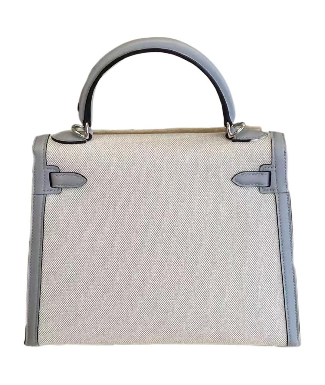 HERMES Белая сумка с короткими ручками, фото 2