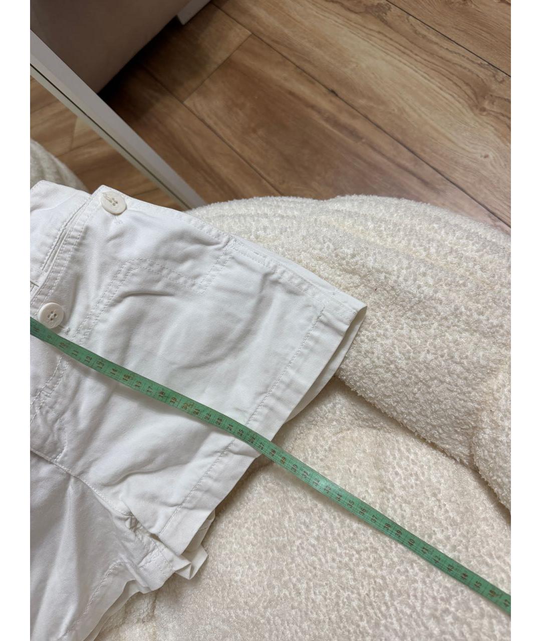 POLO RALPH LAUREN Белые хлопковые шорты, фото 6