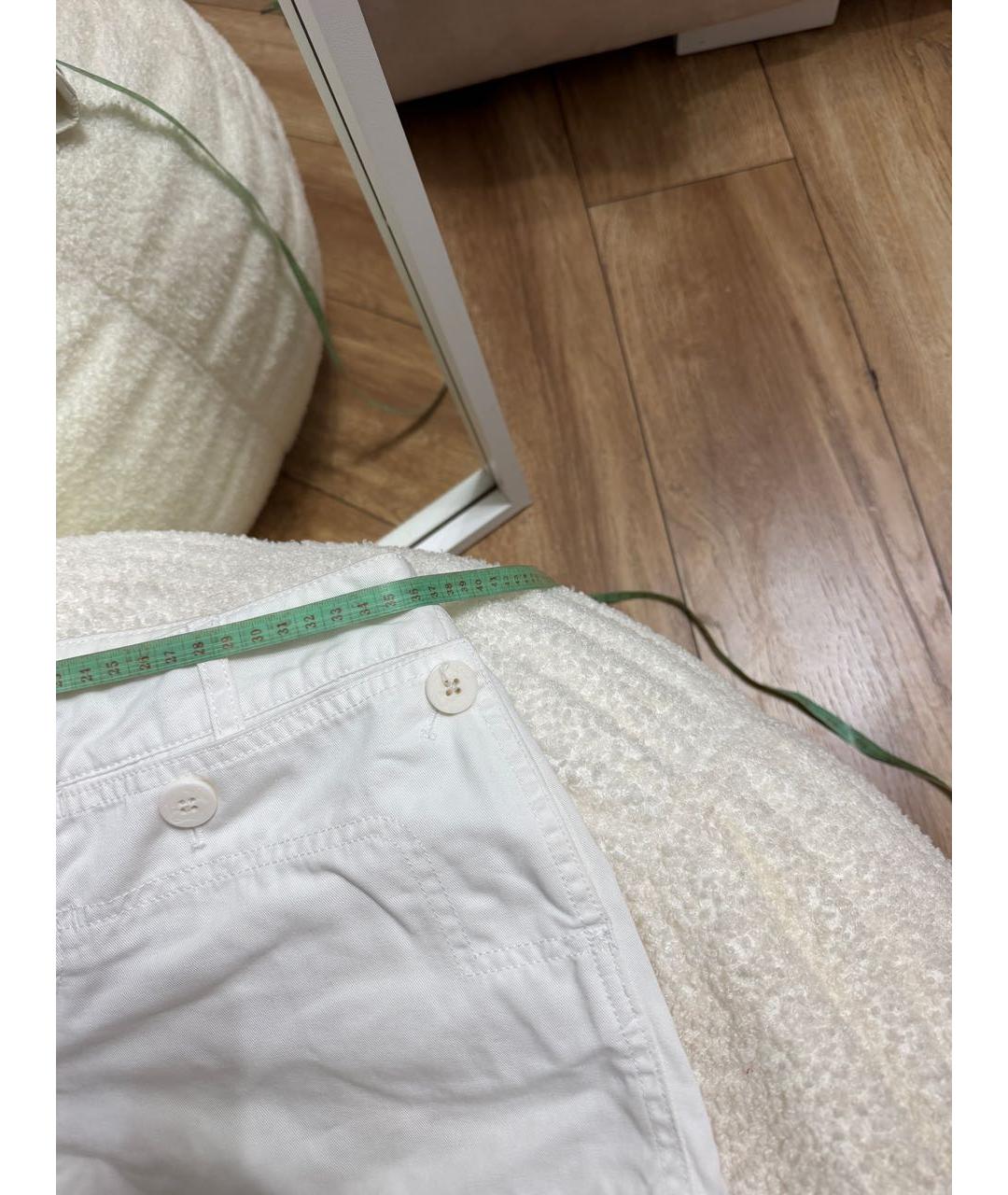 POLO RALPH LAUREN Белые хлопковые шорты, фото 5