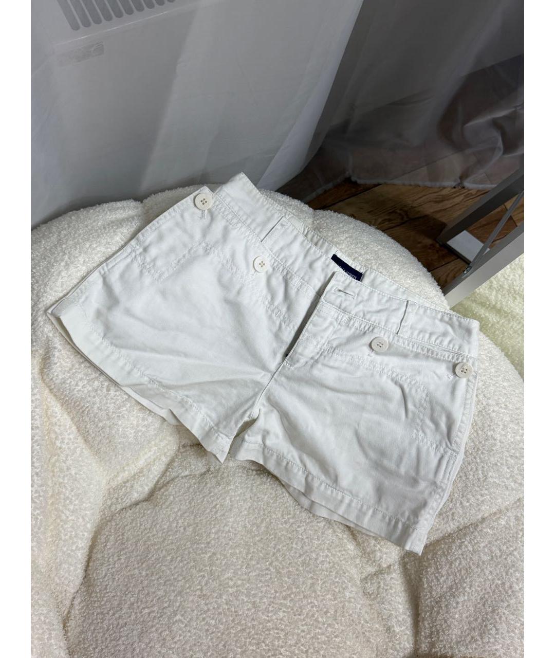 POLO RALPH LAUREN Белые хлопковые шорты, фото 2