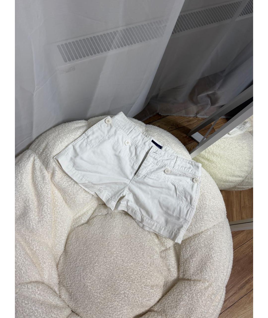 POLO RALPH LAUREN Белые хлопковые шорты, фото 9