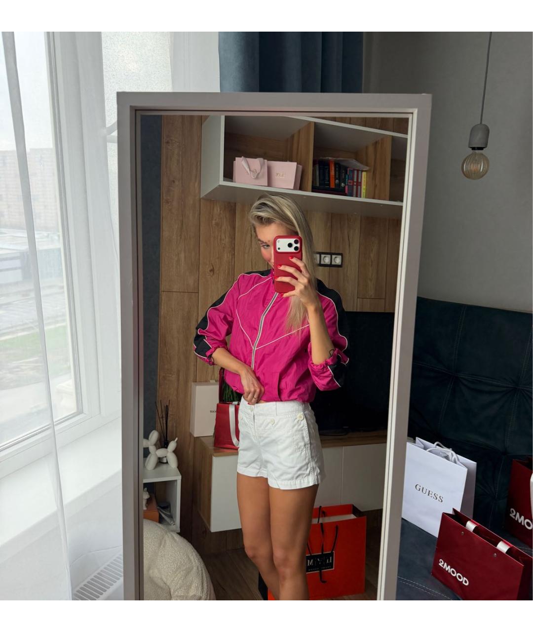 POLO RALPH LAUREN Белые хлопковые шорты, фото 7