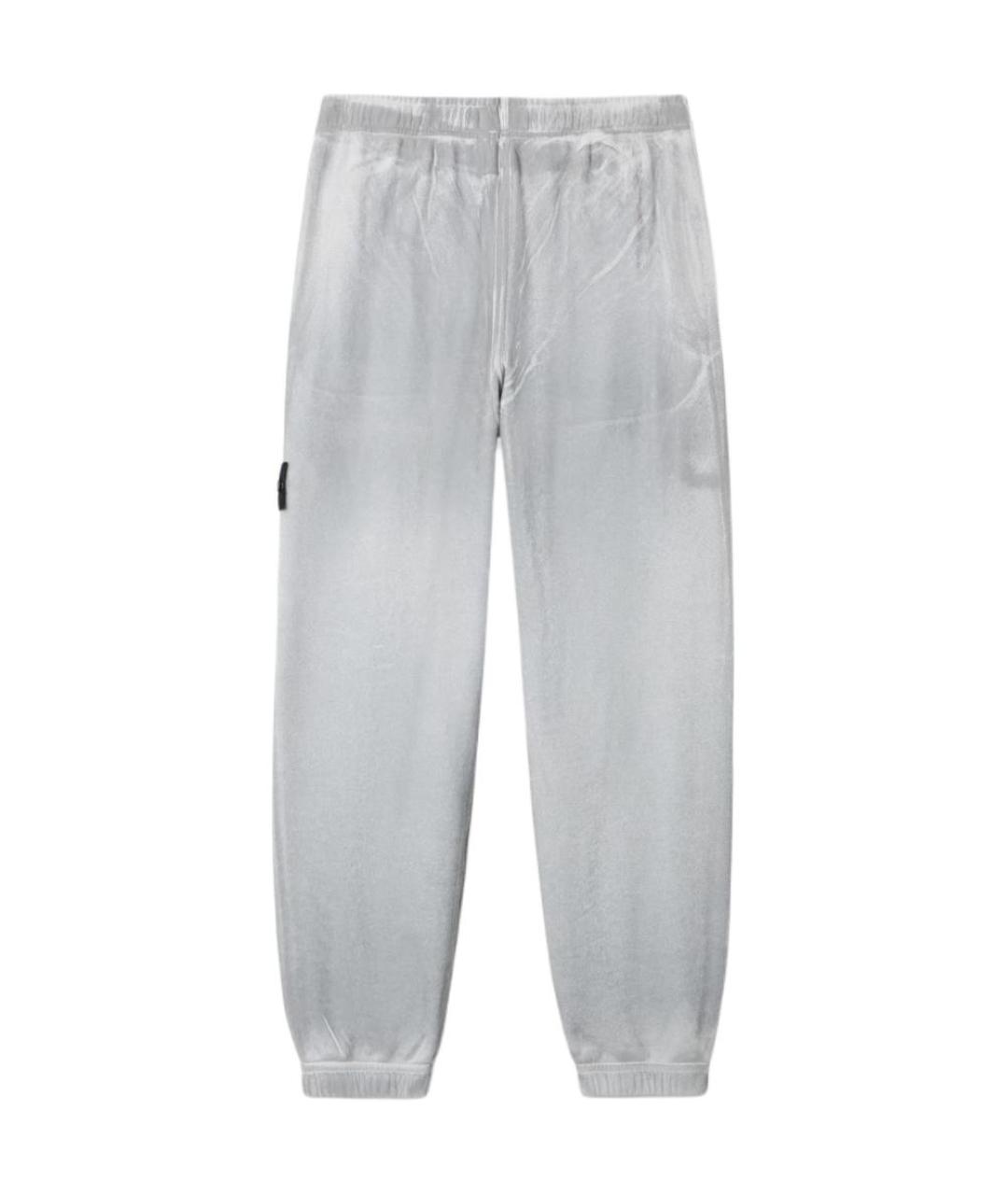 STONE ISLAND Голубые повседневные брюки, фото 2