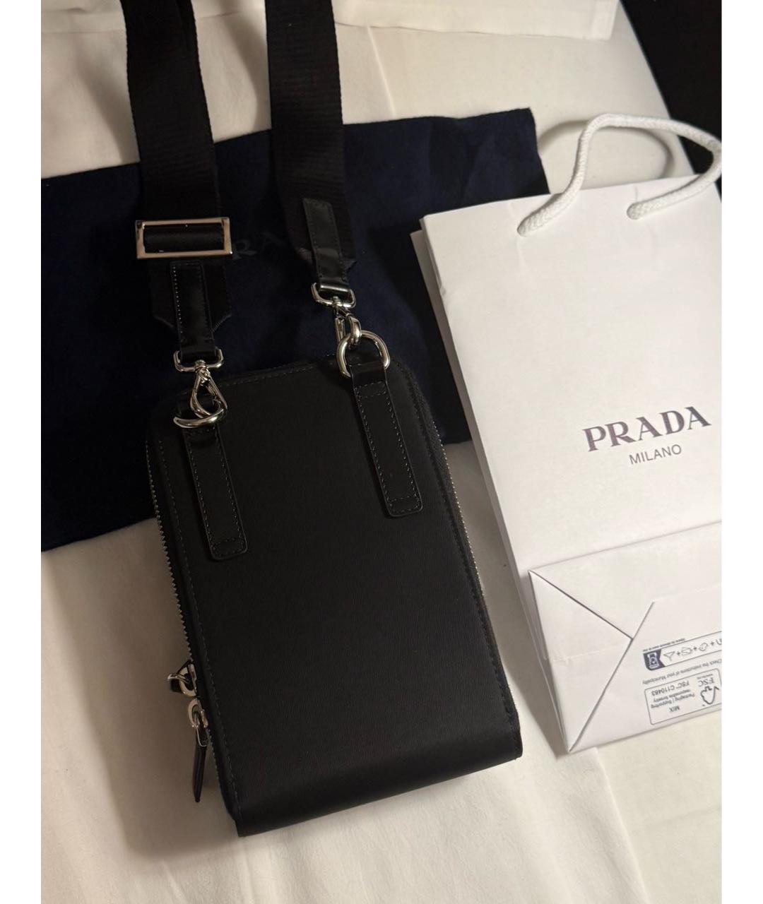 PRADA Черная сумка на плечо, фото 7