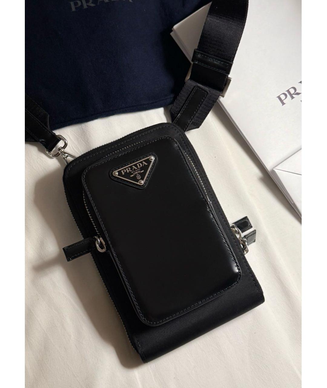 PRADA Черная сумка на плечо, фото 4