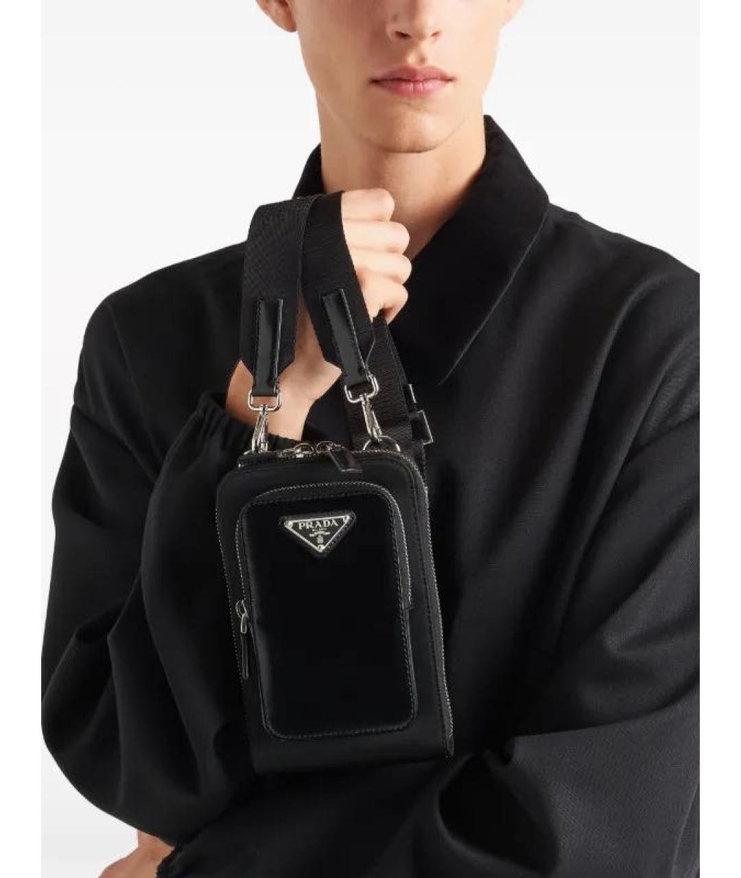 PRADA Черная сумка на плечо, фото 2