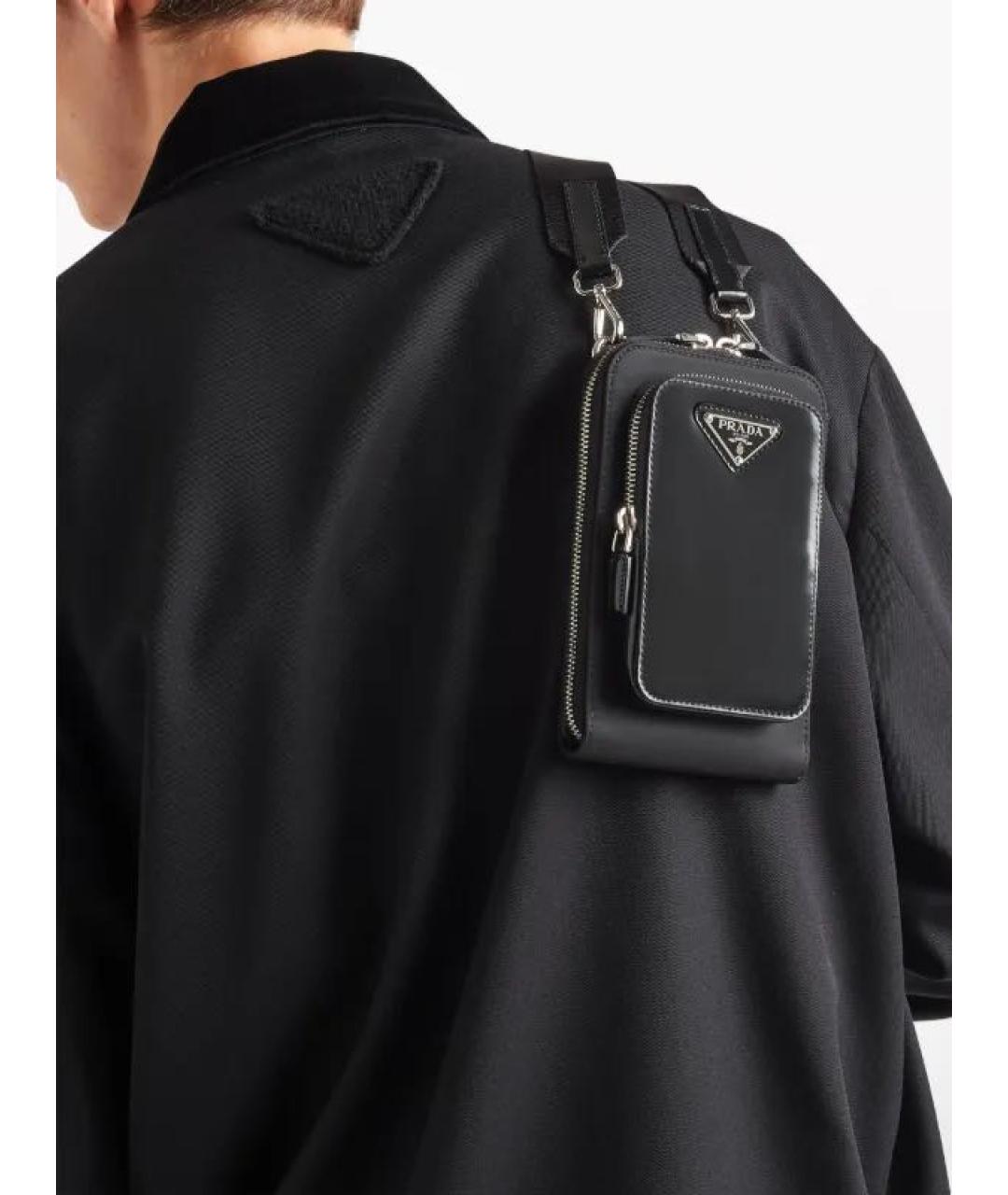 PRADA Черная сумка на плечо, фото 3