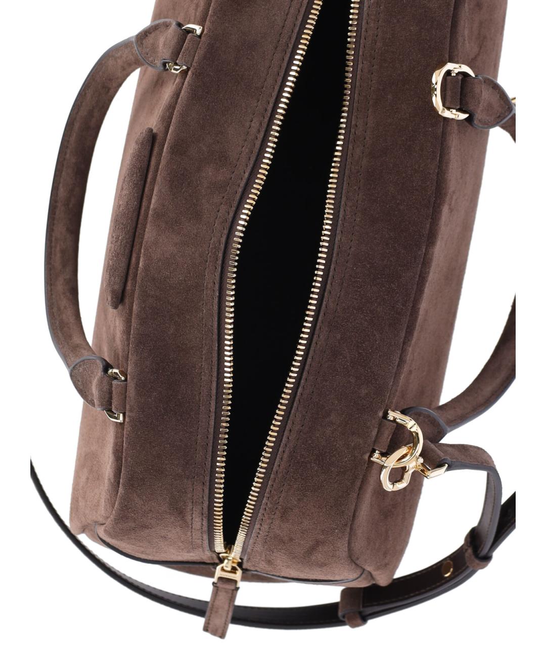 GIVENCHY Коричневая замшевая сумка тоут, фото 4