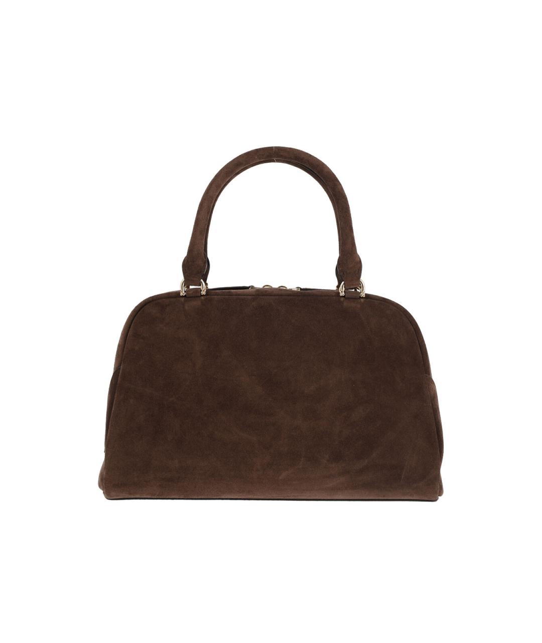 GIVENCHY Коричневая замшевая сумка тоут, фото 3