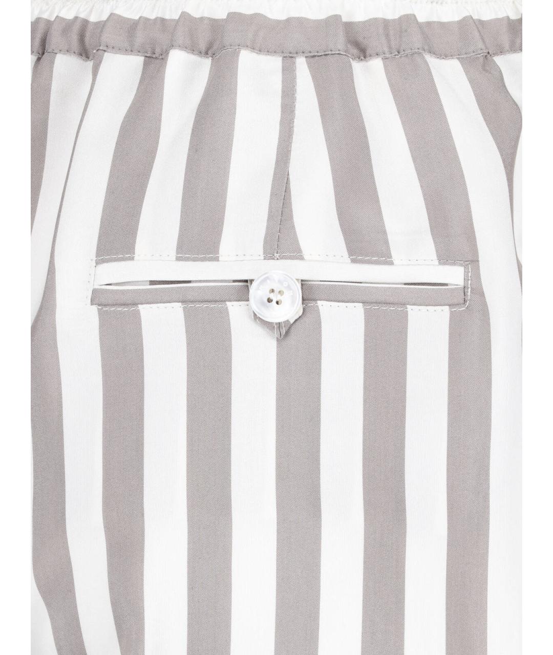 KITON Шелковые прямые брюки, фото 4