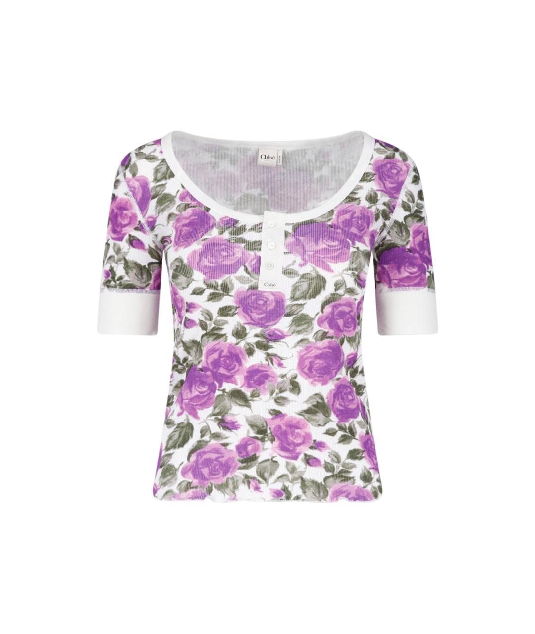 CHLOE Мульти хлопковая футболка, фото 1