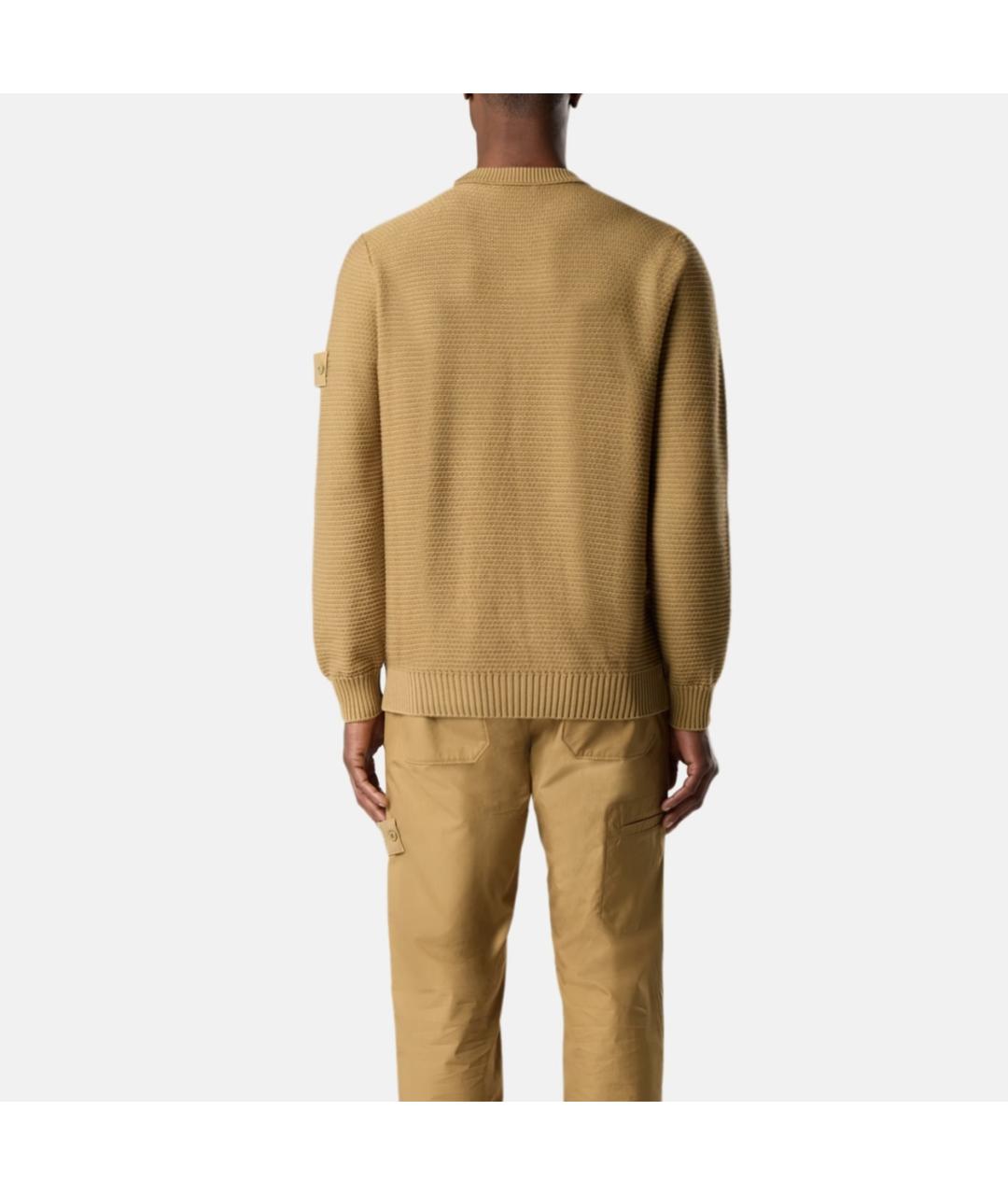 STONE ISLAND Бежевый джемпер / свитер, фото 5