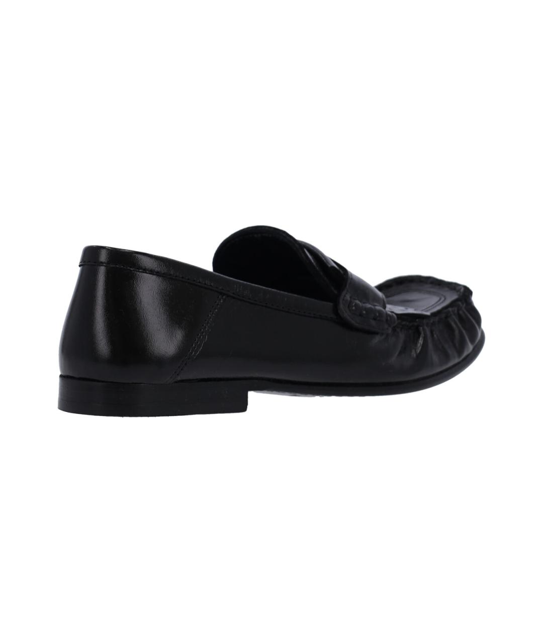 MARNI Черные кожаные лоферы, фото 4
