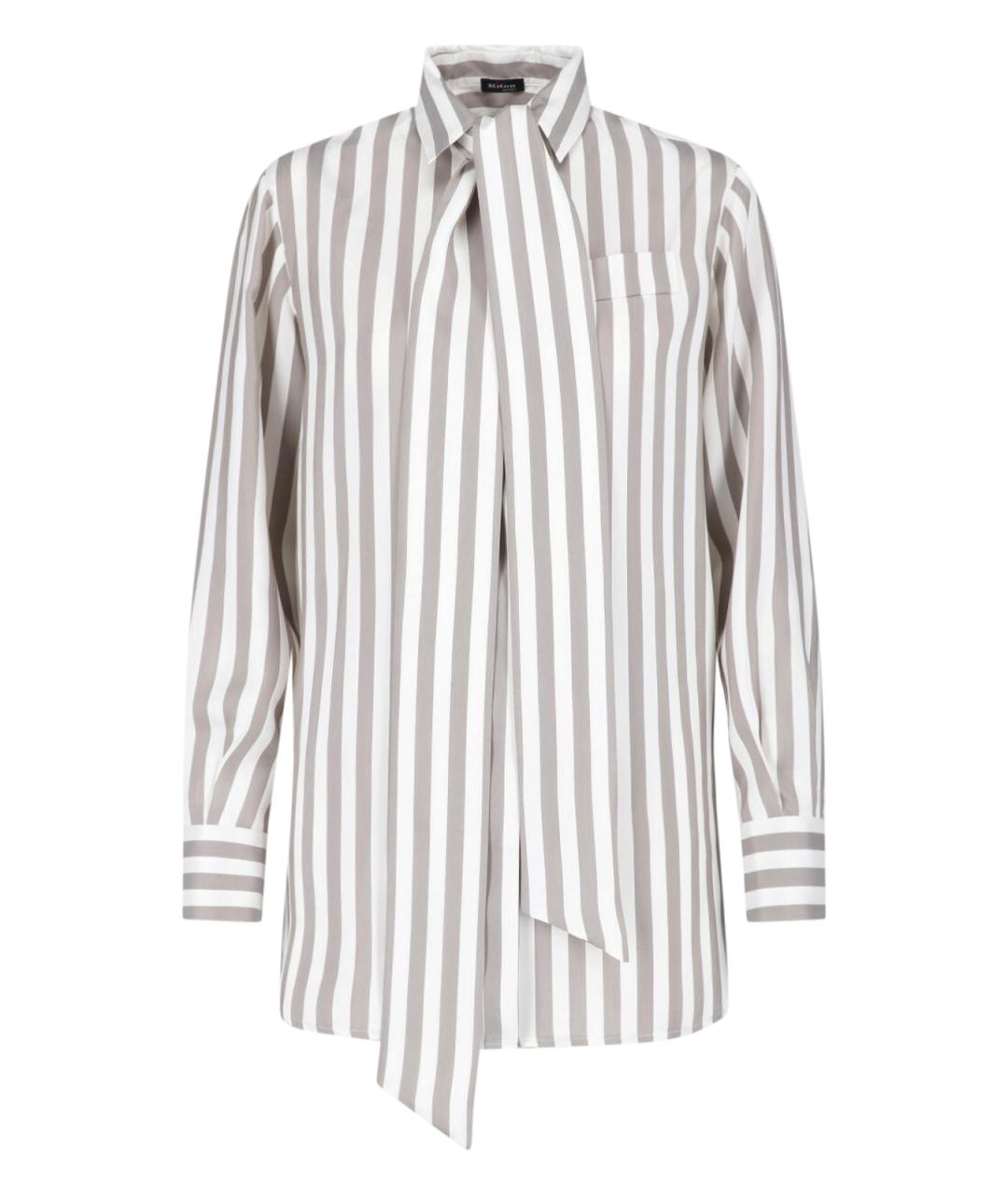 KITON Бежевая шелковая рубашка, фото 1