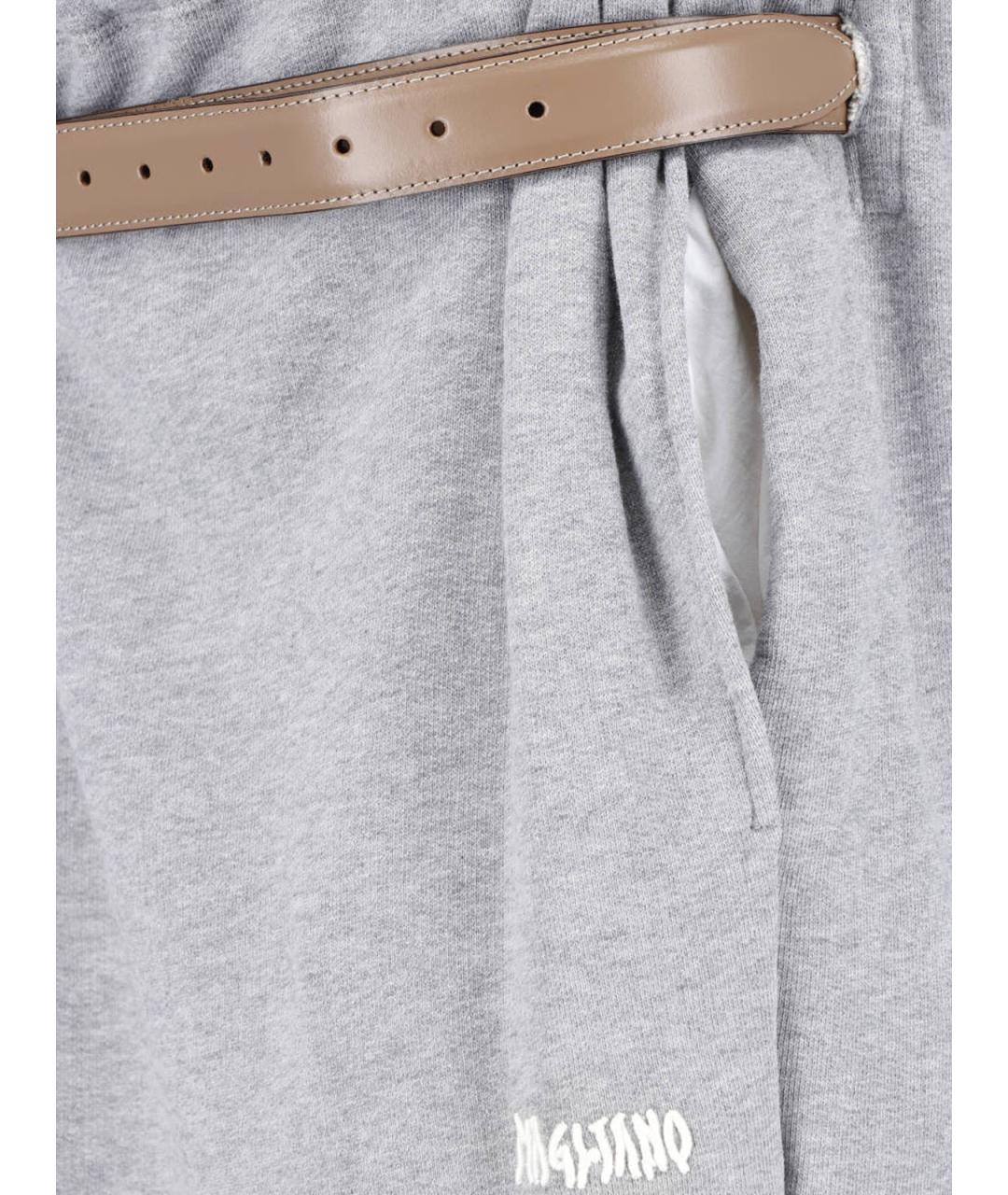 MAGLIANO Серая хлопковая юбка миди, фото 5