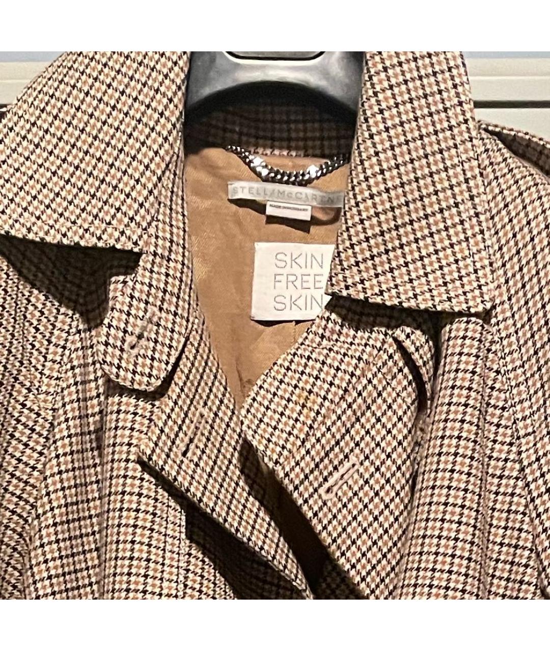 STELLA MCCARTNEY Мульти шерстяной тренч/плащ, фото 3