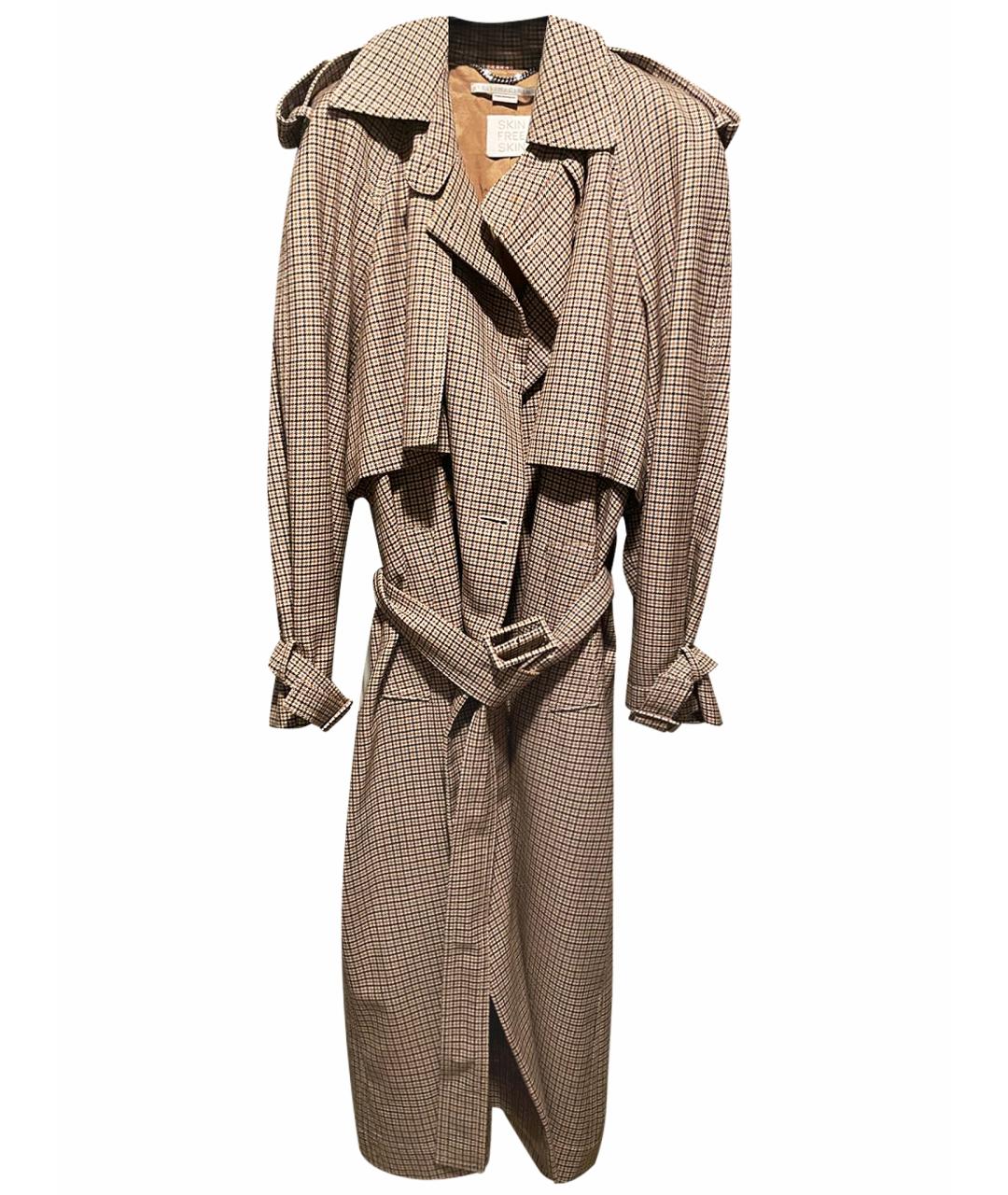 STELLA MCCARTNEY Мульти шерстяной тренч/плащ, фото 1