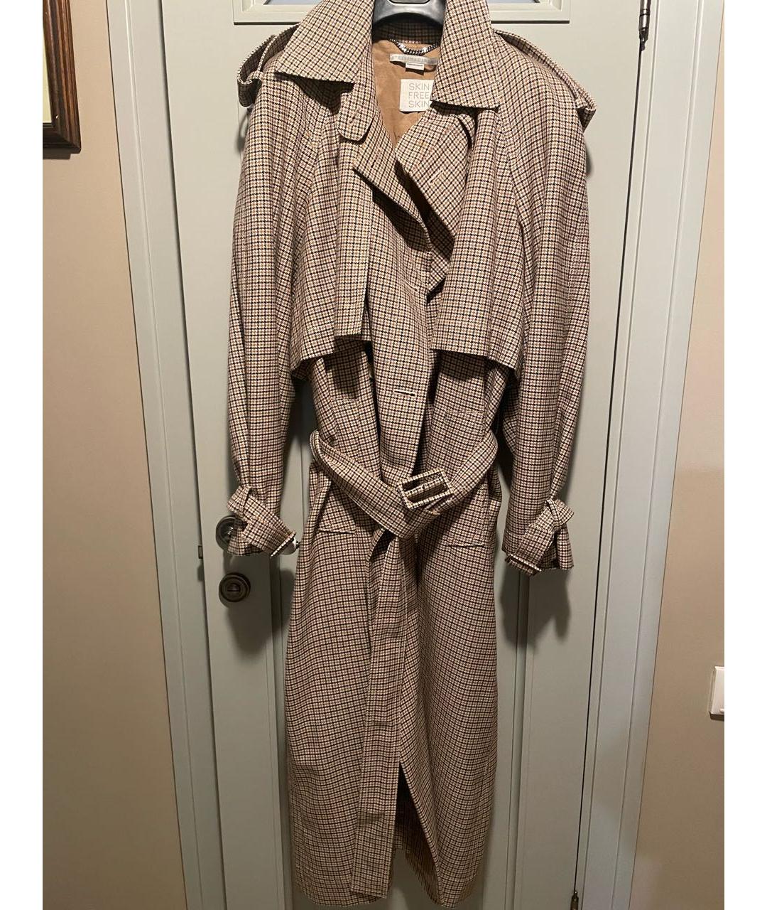 STELLA MCCARTNEY Мульти шерстяной тренч/плащ, фото 5