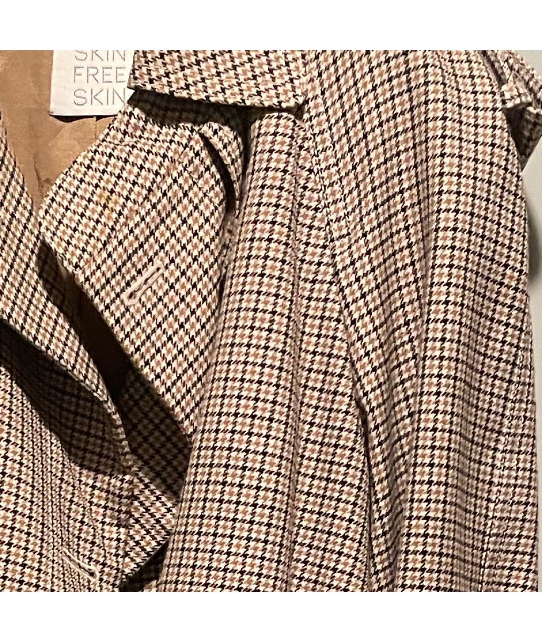 STELLA MCCARTNEY Мульти шерстяной тренч/плащ, фото 4