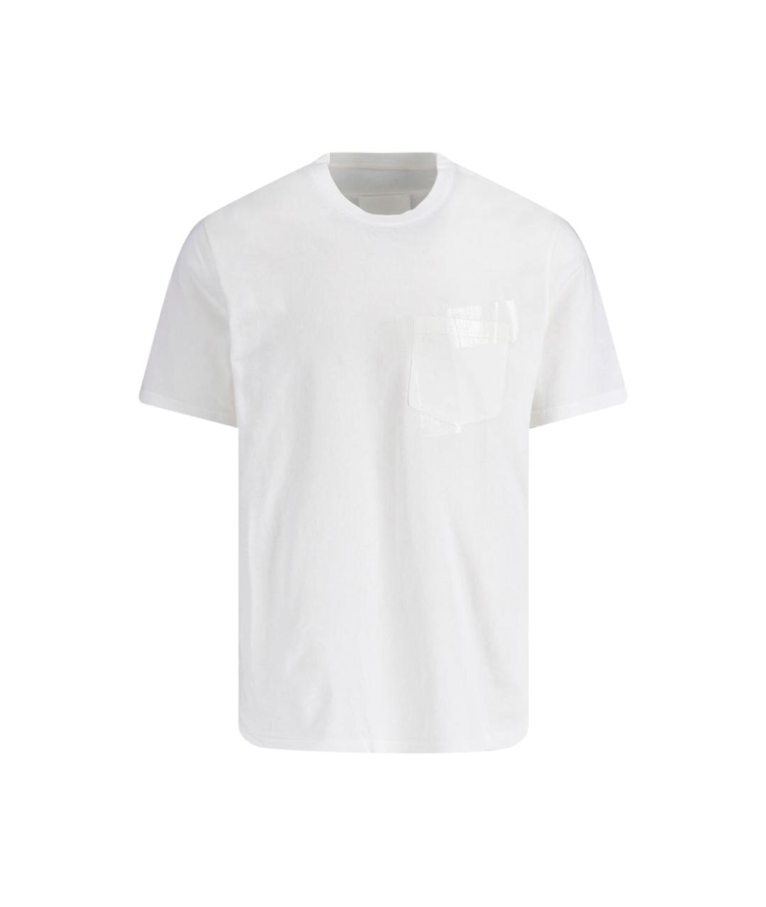 MAISON MARGIELA Белая хлопковая футболка, фото 1