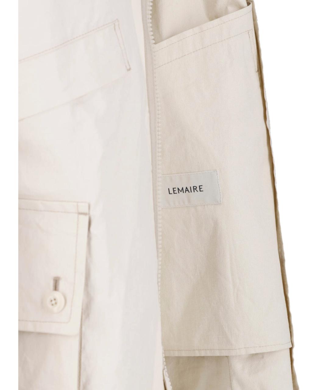 LEMAIRE Белая льняная куртка, фото 5
