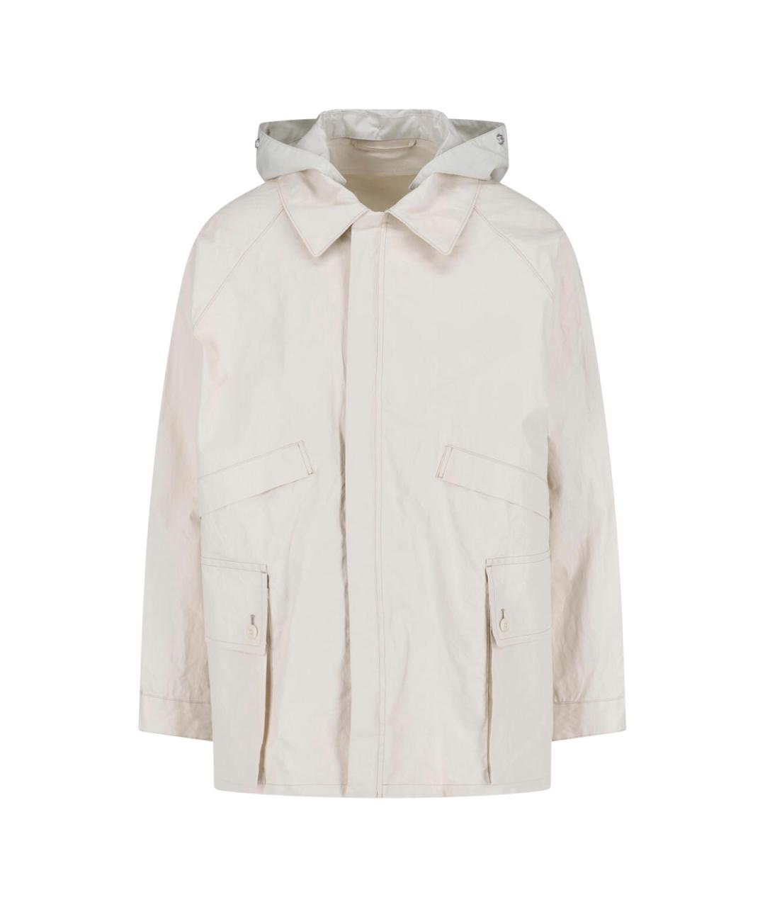 LEMAIRE Белая льняная куртка, фото 1