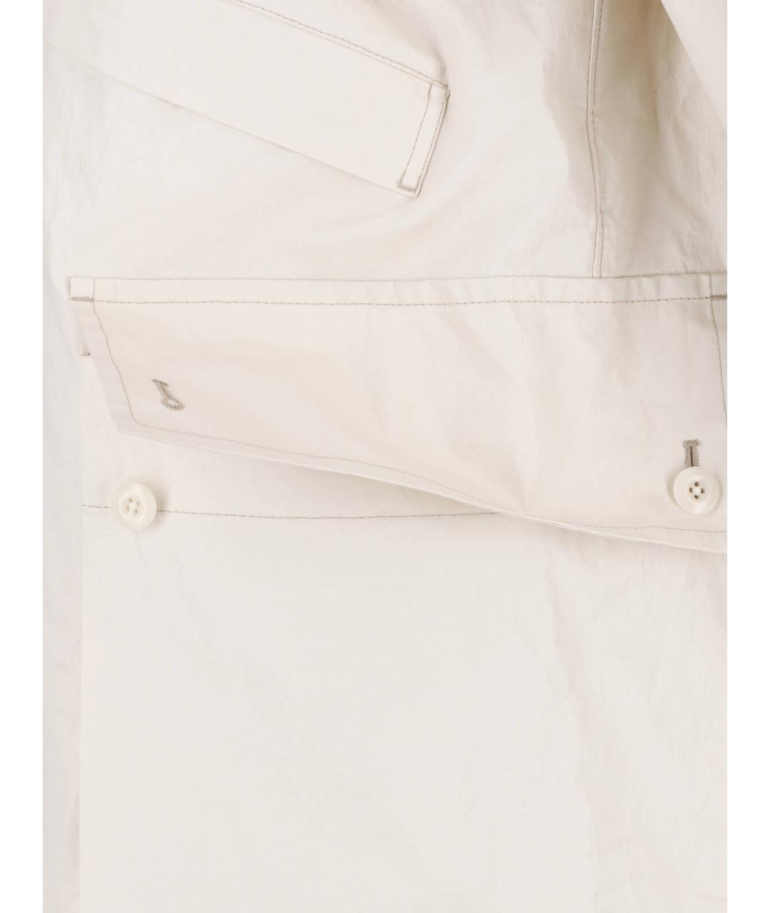 LEMAIRE Белая льняная куртка, фото 3