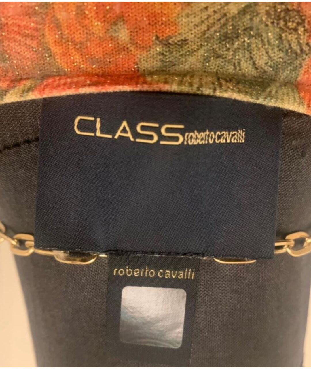 CAVALLI CLASS Золотой шерстяной джемпер / свитер, фото 5