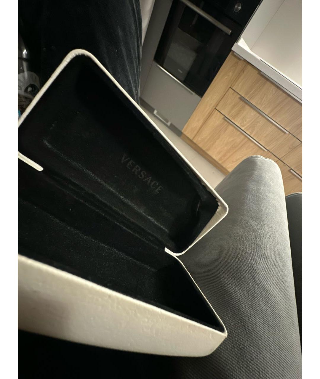 VERSACE Коричневые пластиковые солнцезащитные очки, фото 7