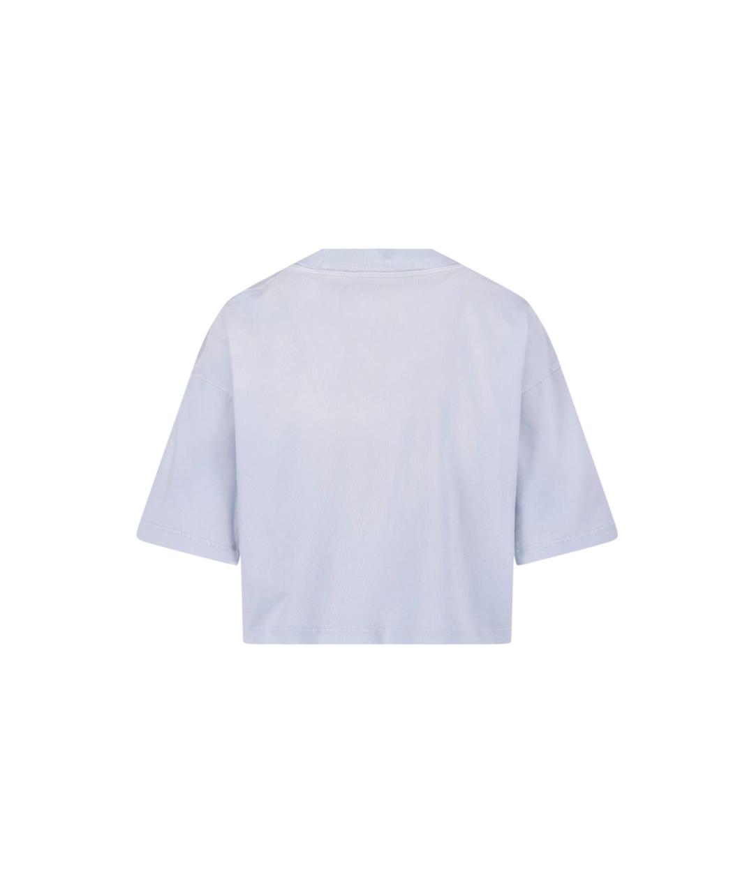 MARNI Серая хлопковая футболка, фото 2