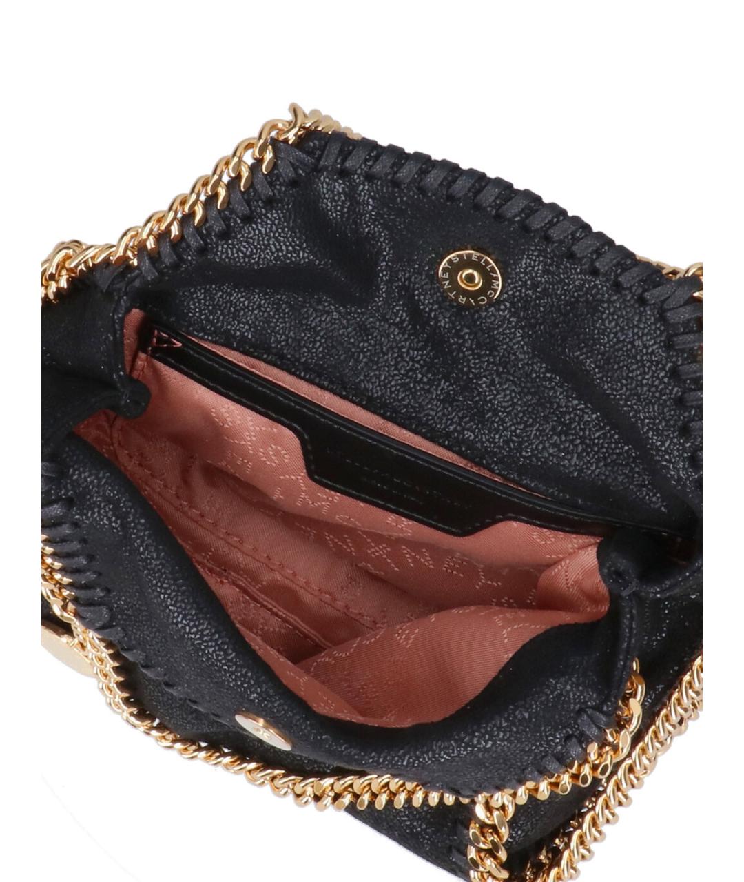 STELLA MCCARTNEY Черная синтетическая сумка через плечо, фото 4