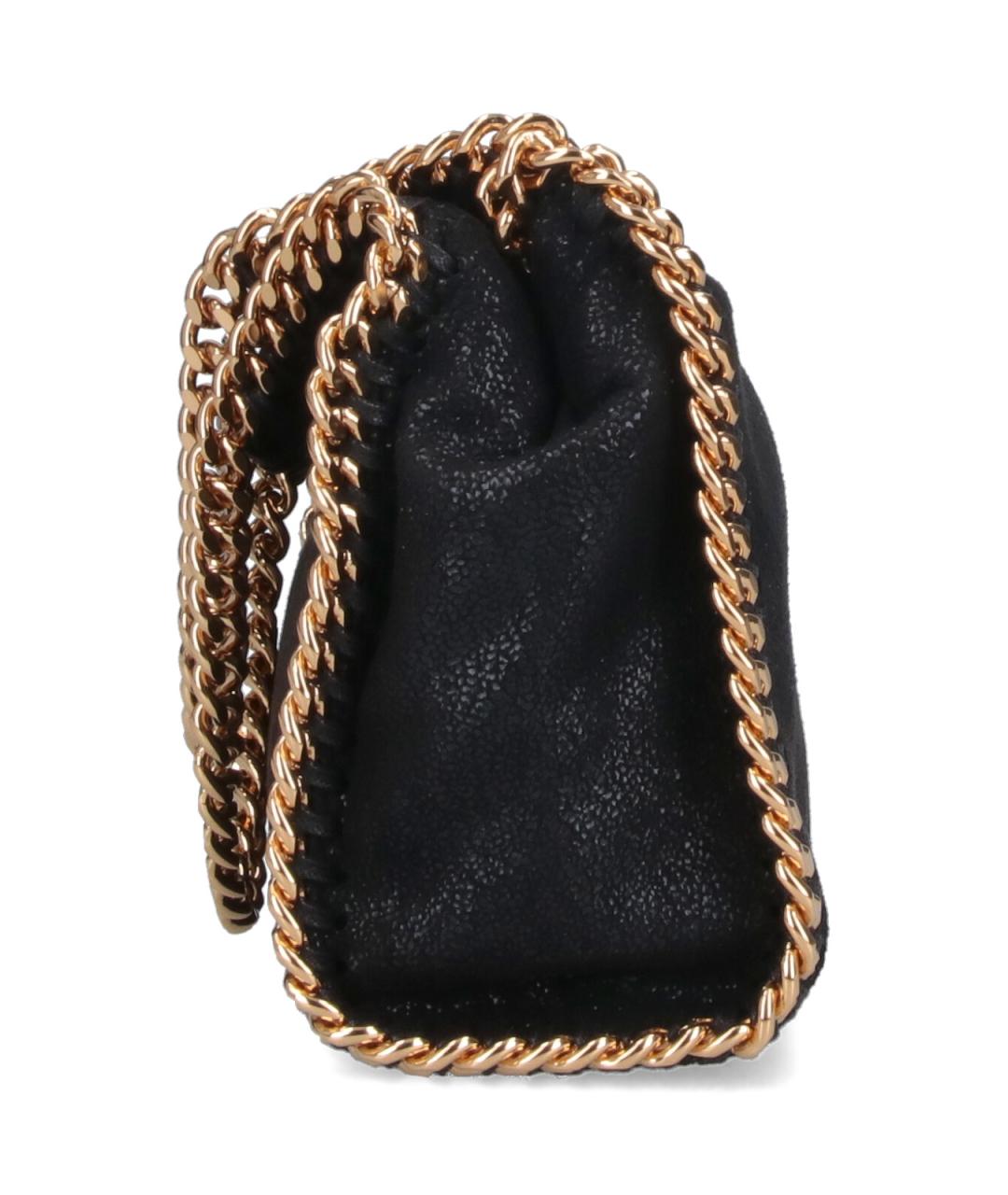 STELLA MCCARTNEY Черная синтетическая сумка через плечо, фото 5