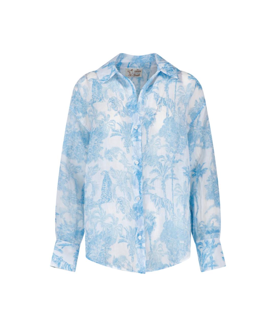 MC2 SAINT BARTH Голубая рубашка, фото 1