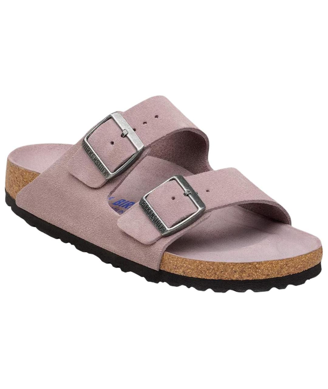 BIRKENSTOCK Фуксия замшевые сандалии, фото 3