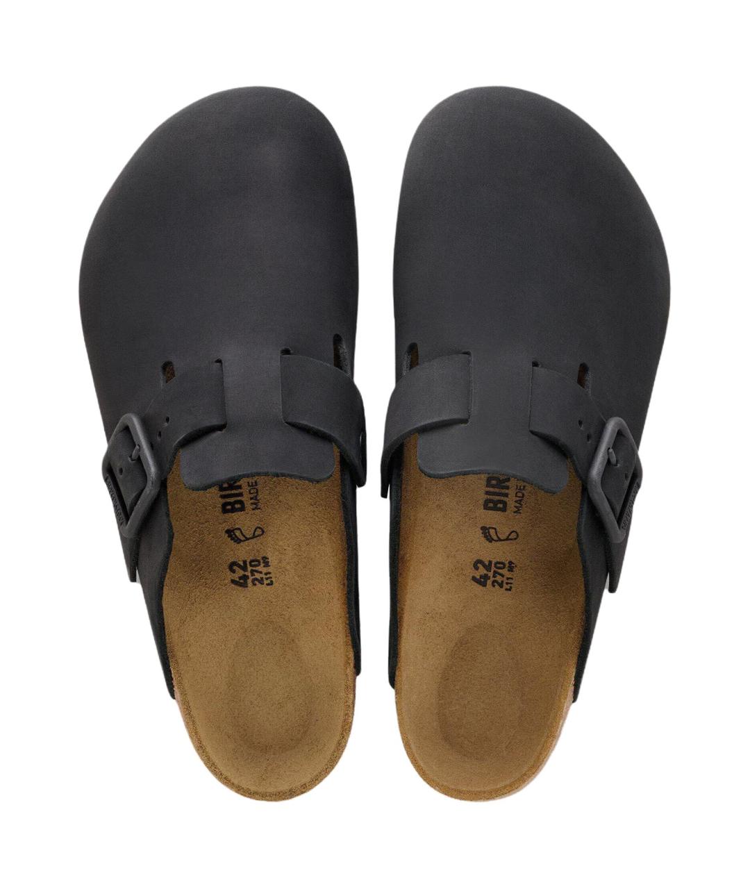 BIRKENSTOCK Черные сабо, фото 4