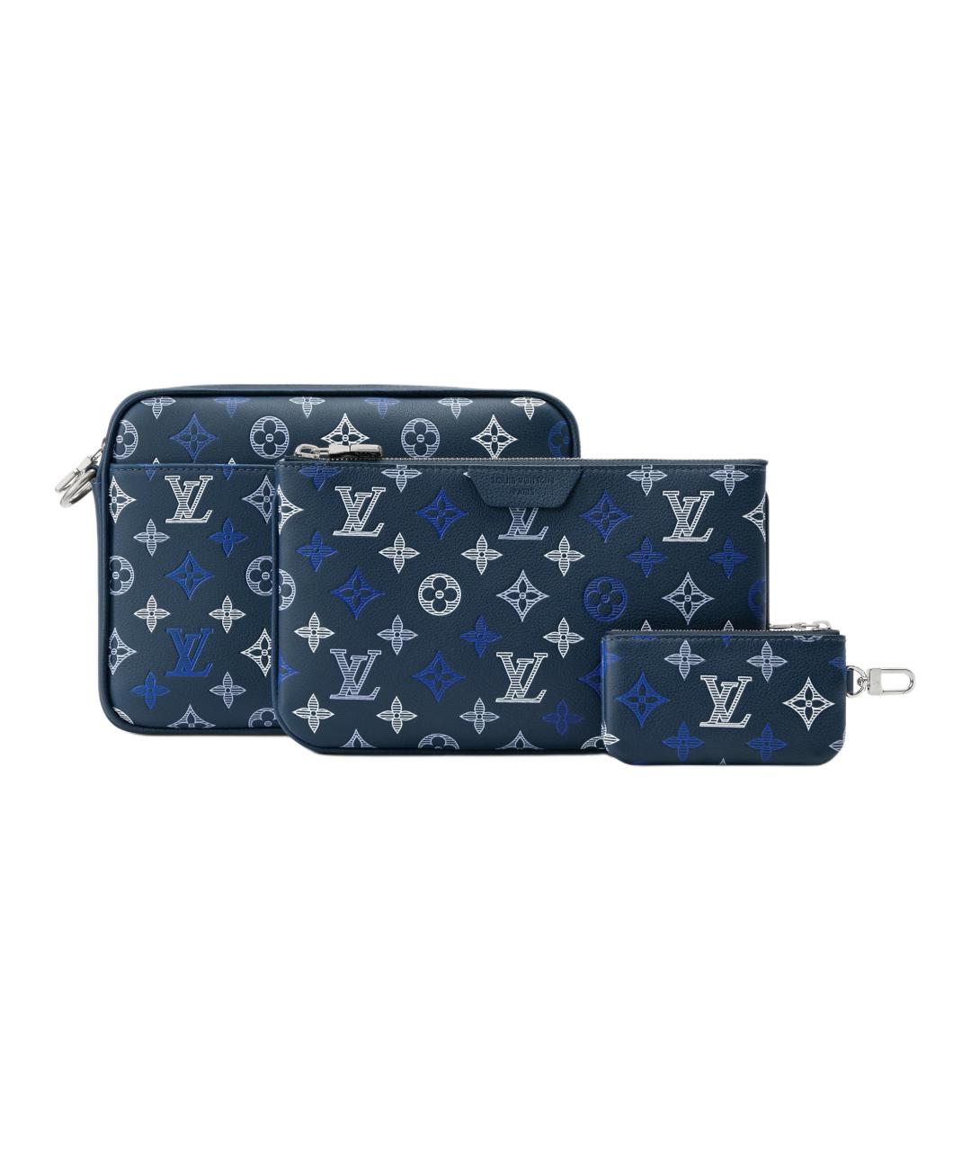 LOUIS VUITTON Синяя сумка на плечо, фото 4