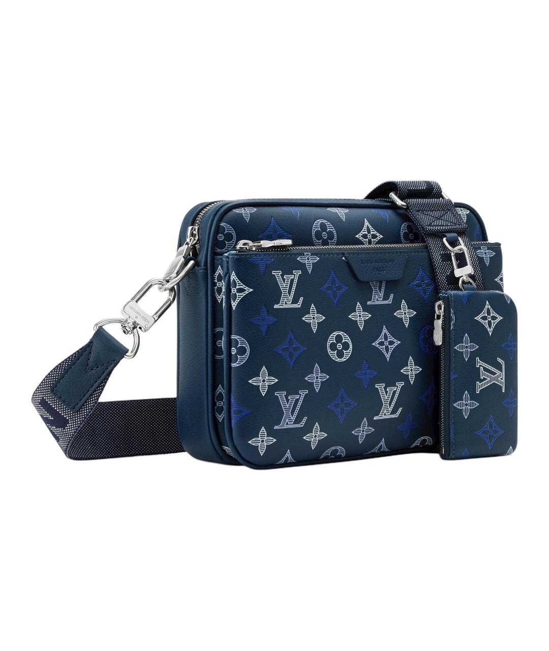 LOUIS VUITTON Синяя сумка на плечо, фото 1