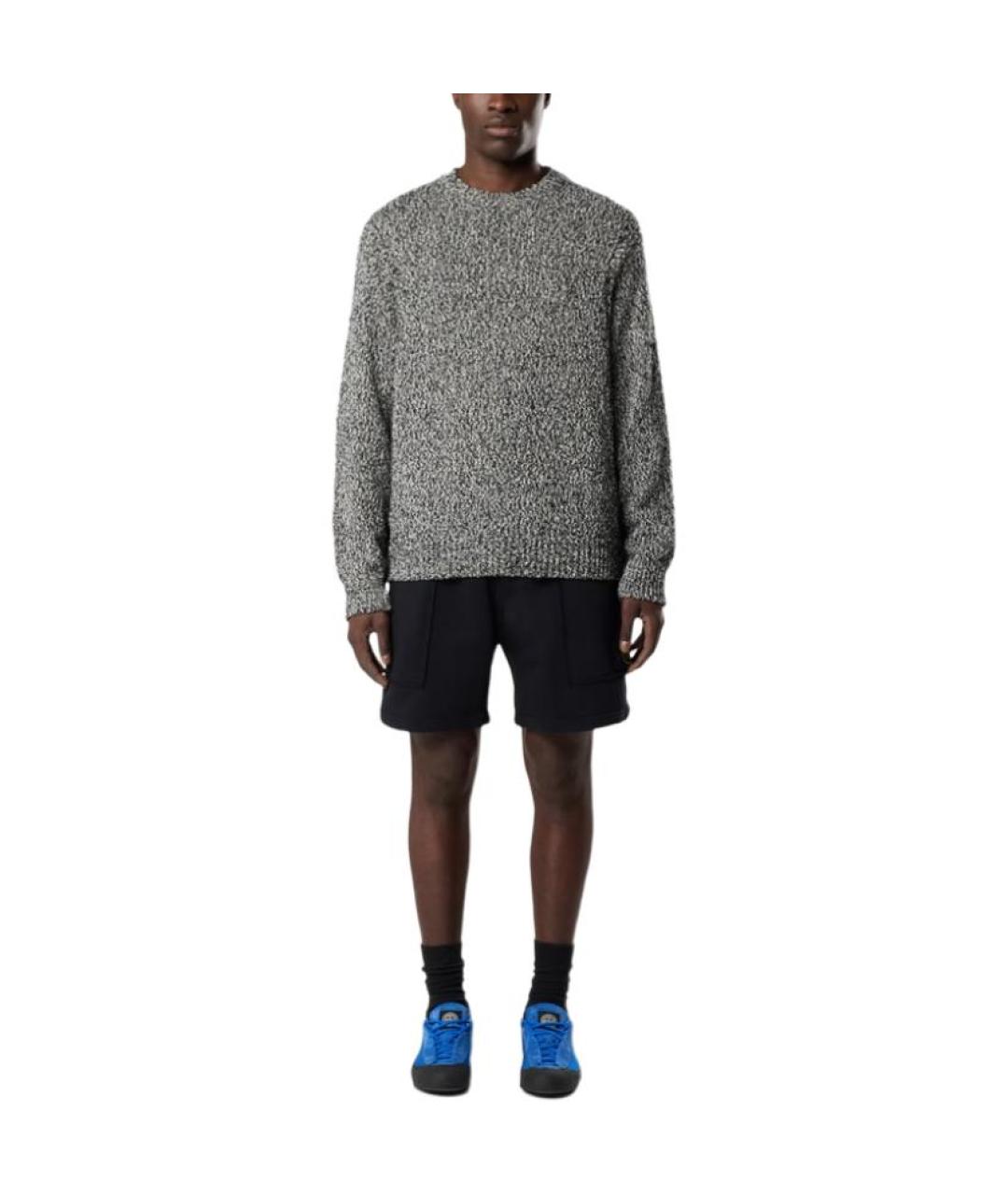 STONE ISLAND Черные шорты, фото 4