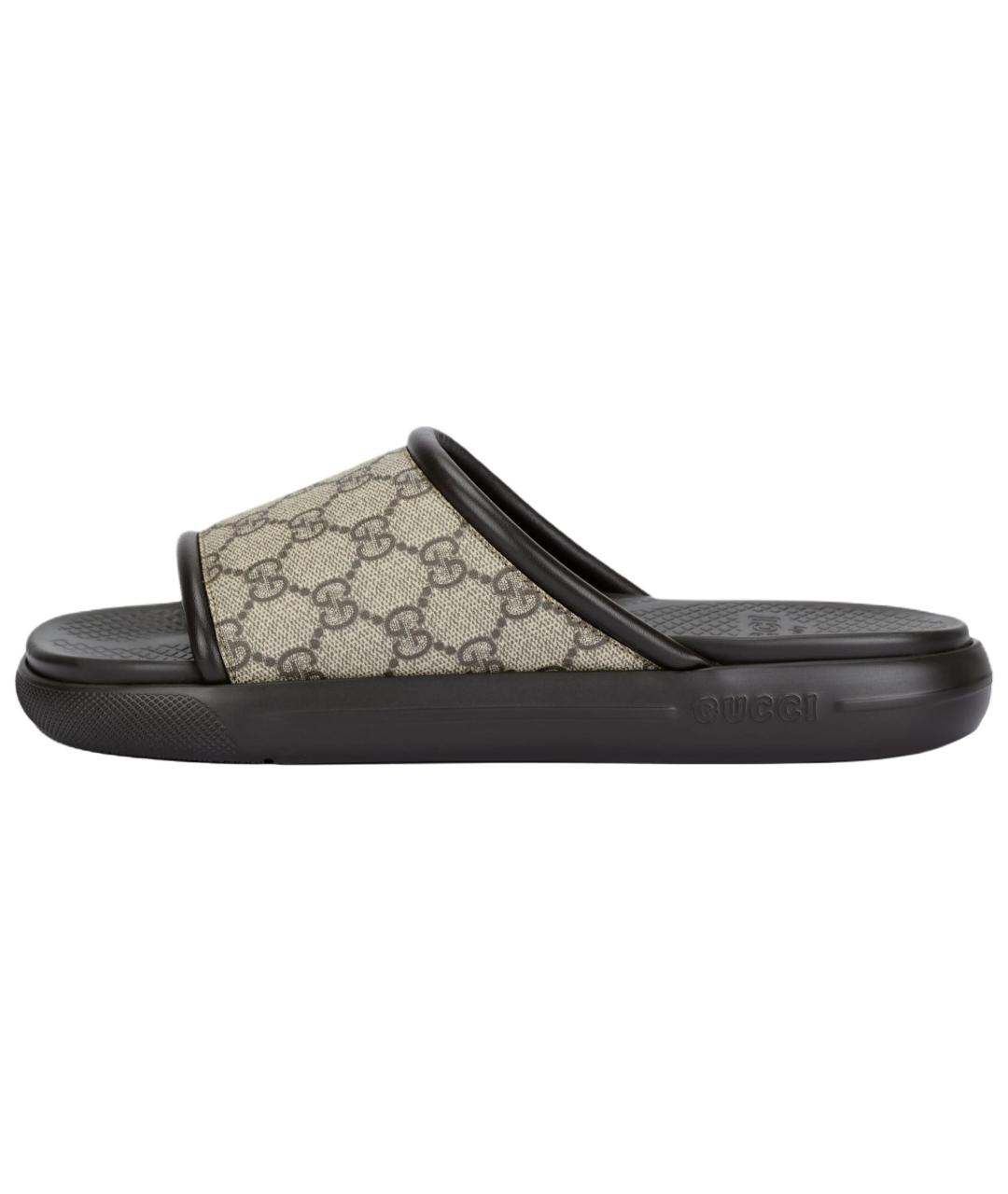 GUCCI Бежевые шлепанцы, фото 2