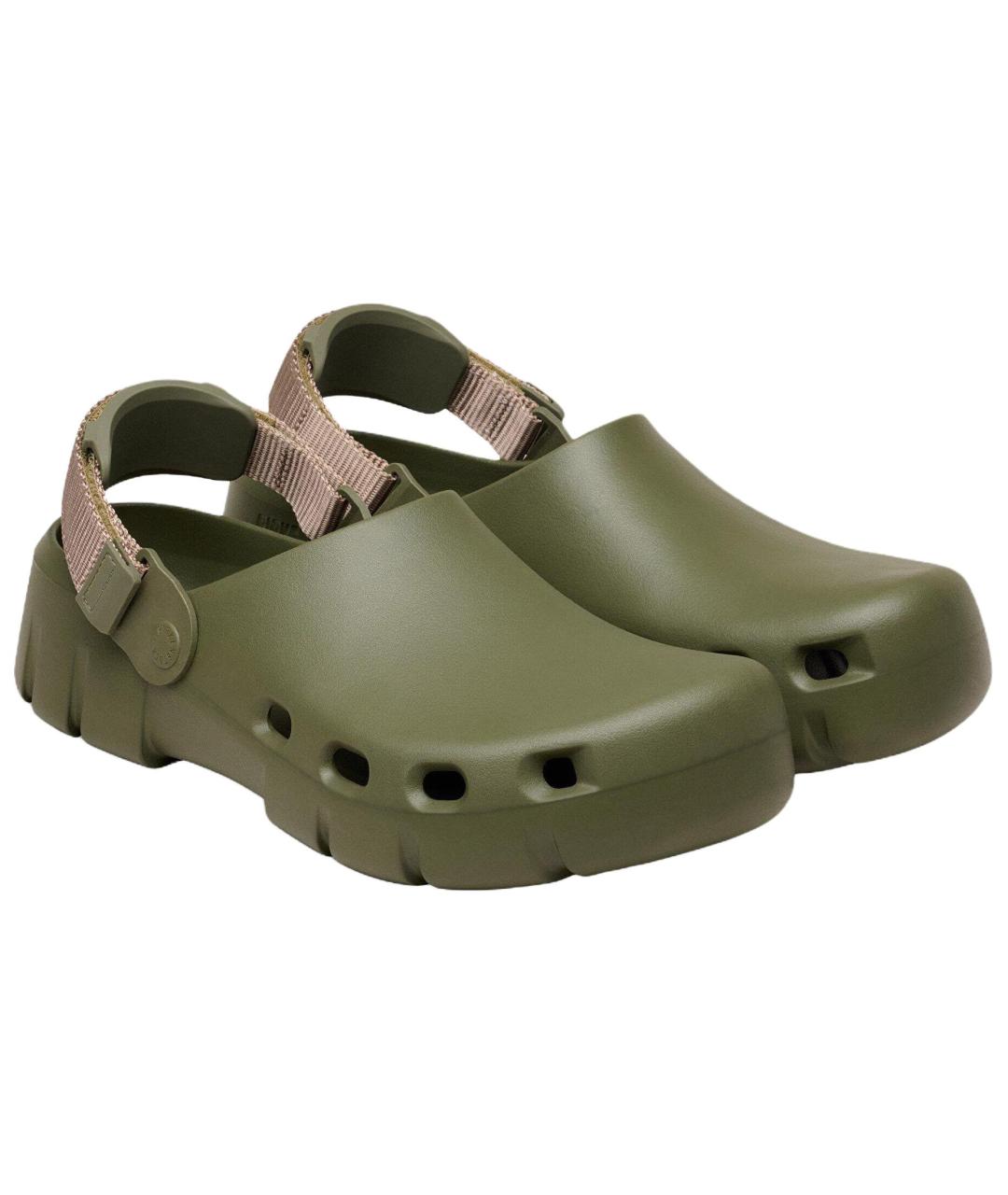 BIRKENSTOCK Хаки сабо, фото 3