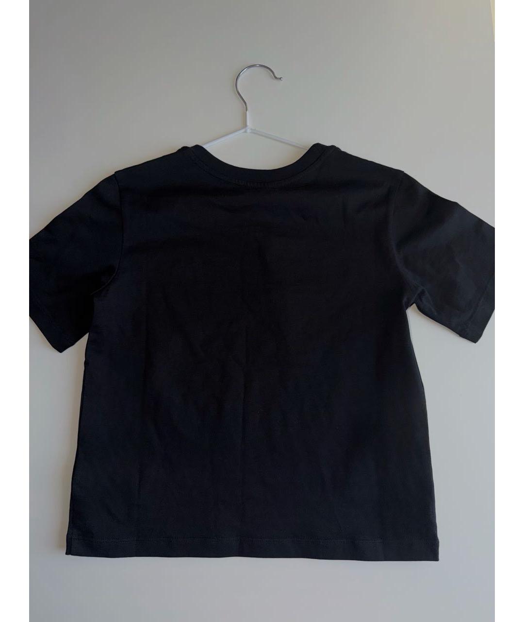 DOLCE&GABBANA Черная хлопковая майка, фото 4