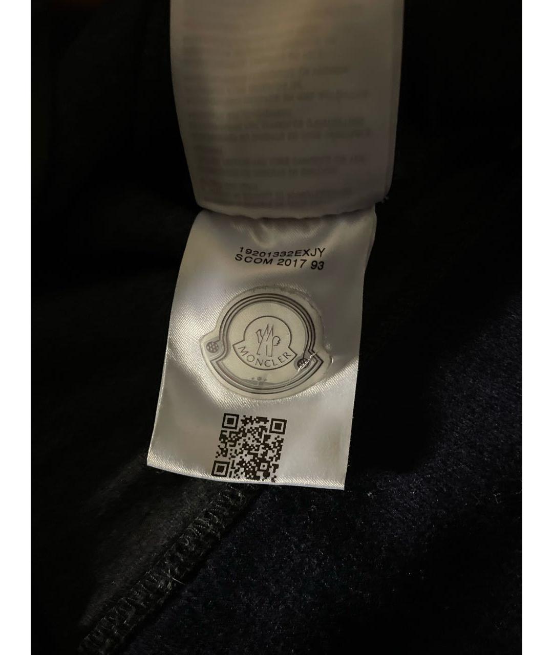 MONCLER Черная шерстяная куртка, фото 4