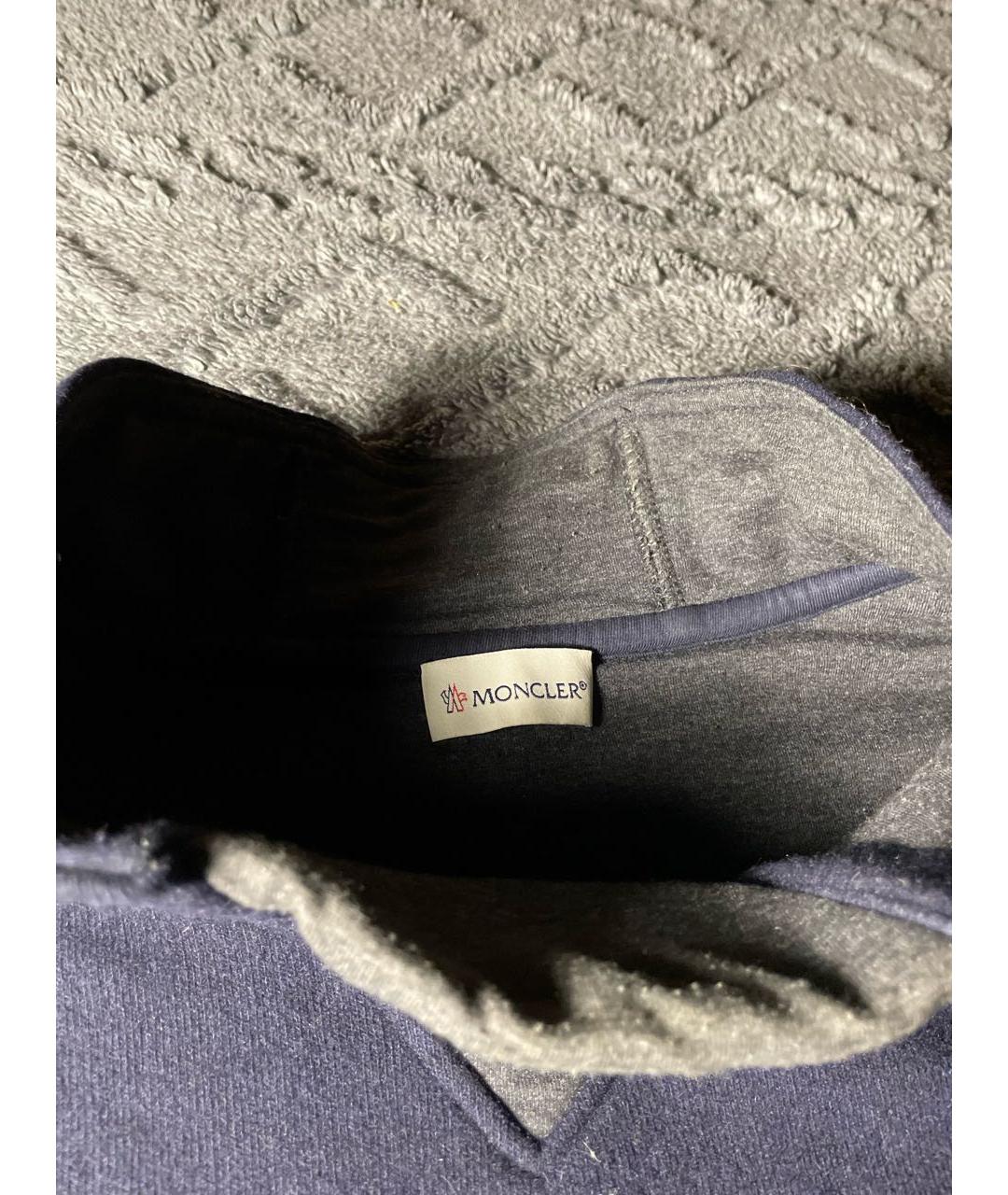 MONCLER Черная шерстяная куртка, фото 3