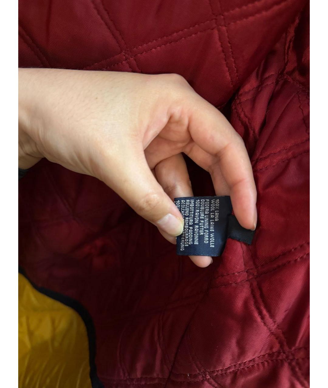 PAUL & SHARK Темно-синее шерстяное пальто, фото 7