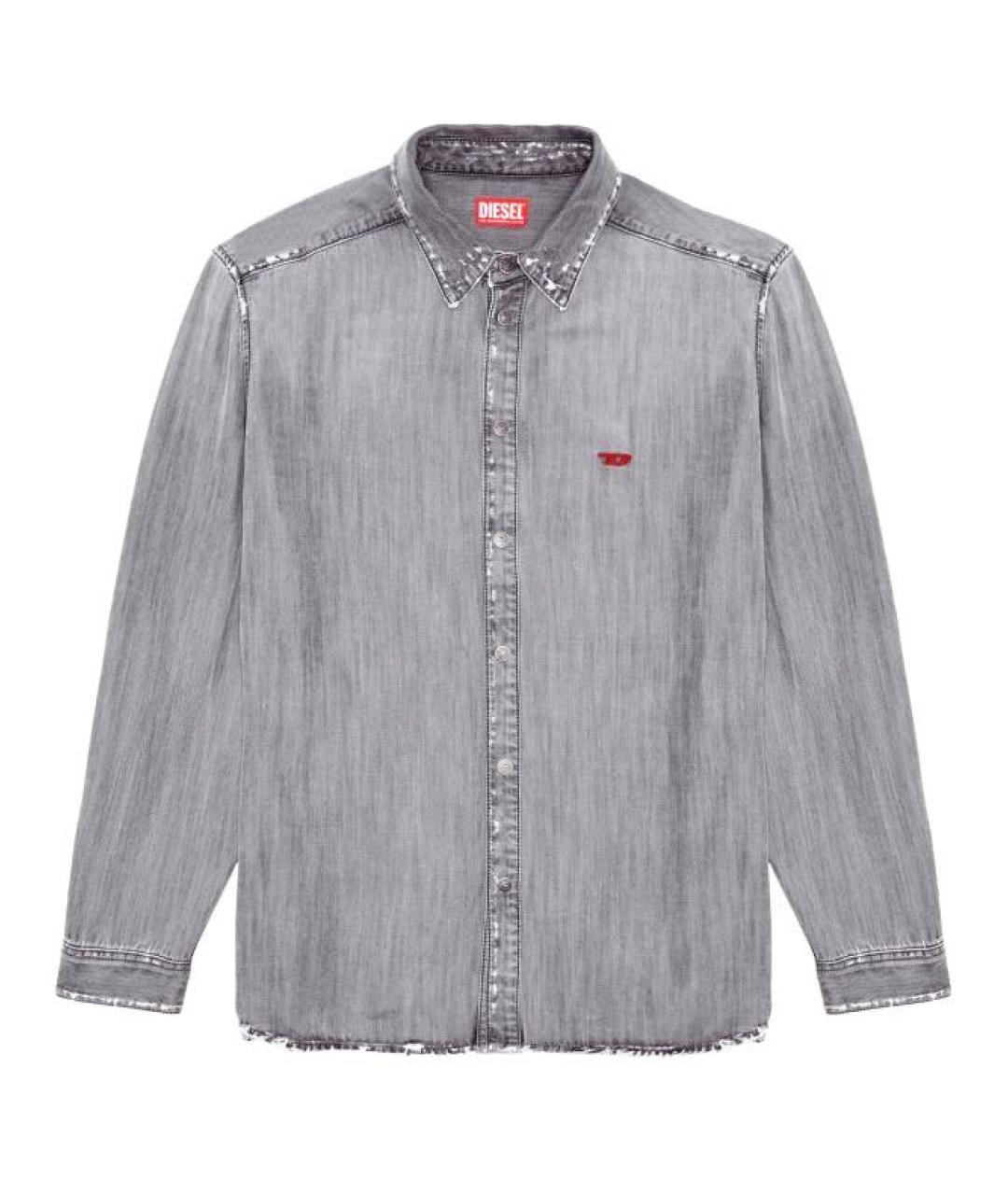 DIESEL Серая кэжуал рубашка, фото 9