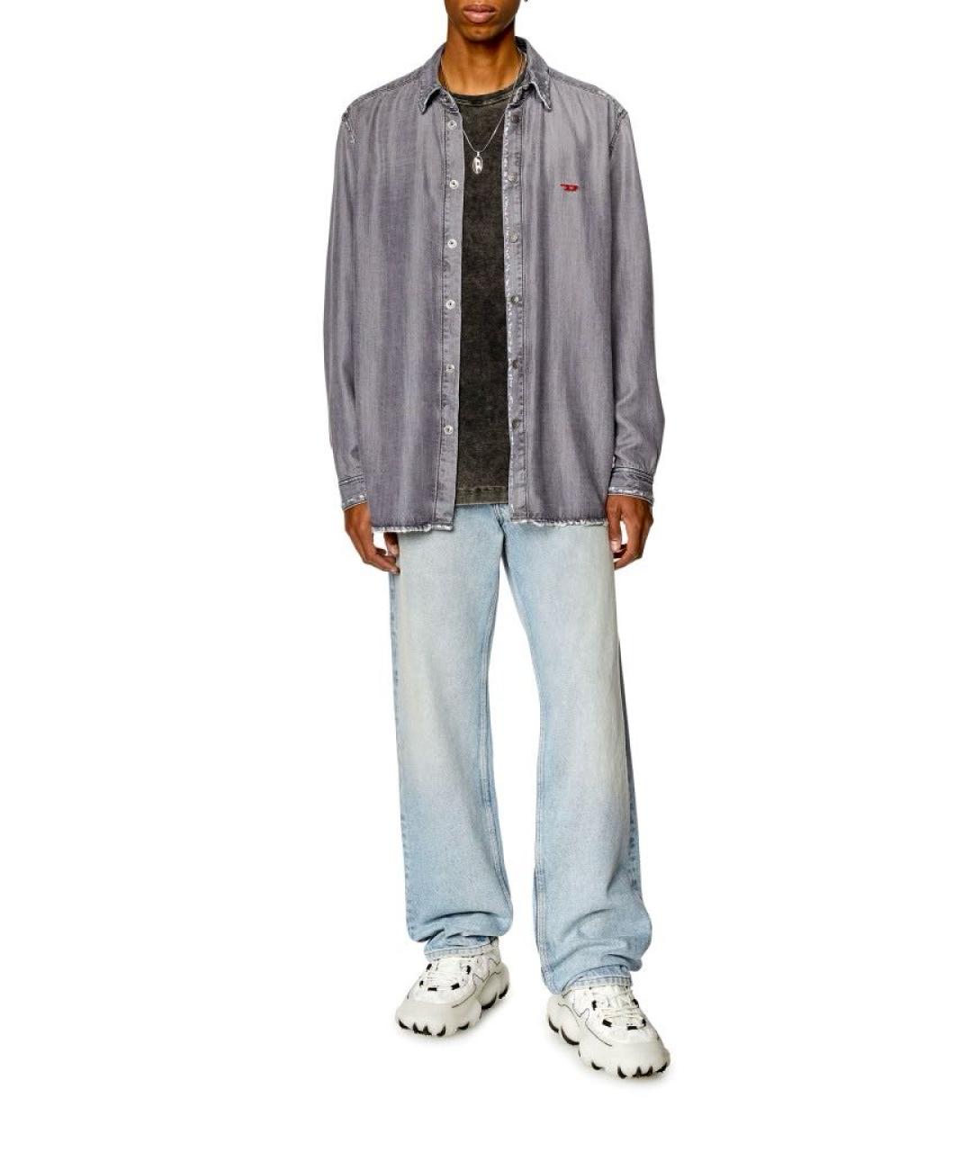 DIESEL Серая кэжуал рубашка, фото 8