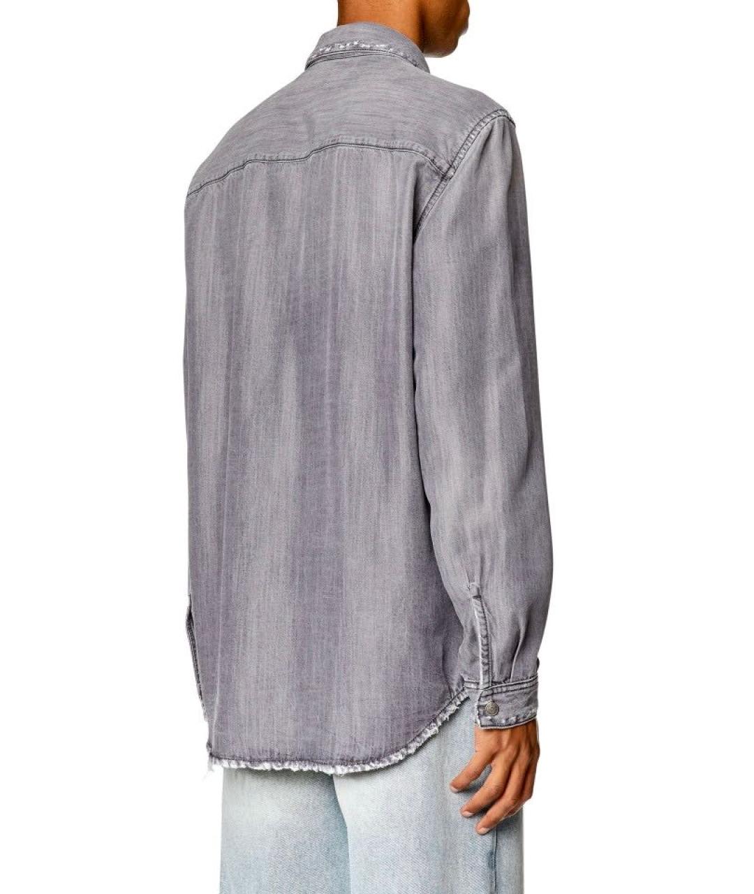 DIESEL Серая кэжуал рубашка, фото 7