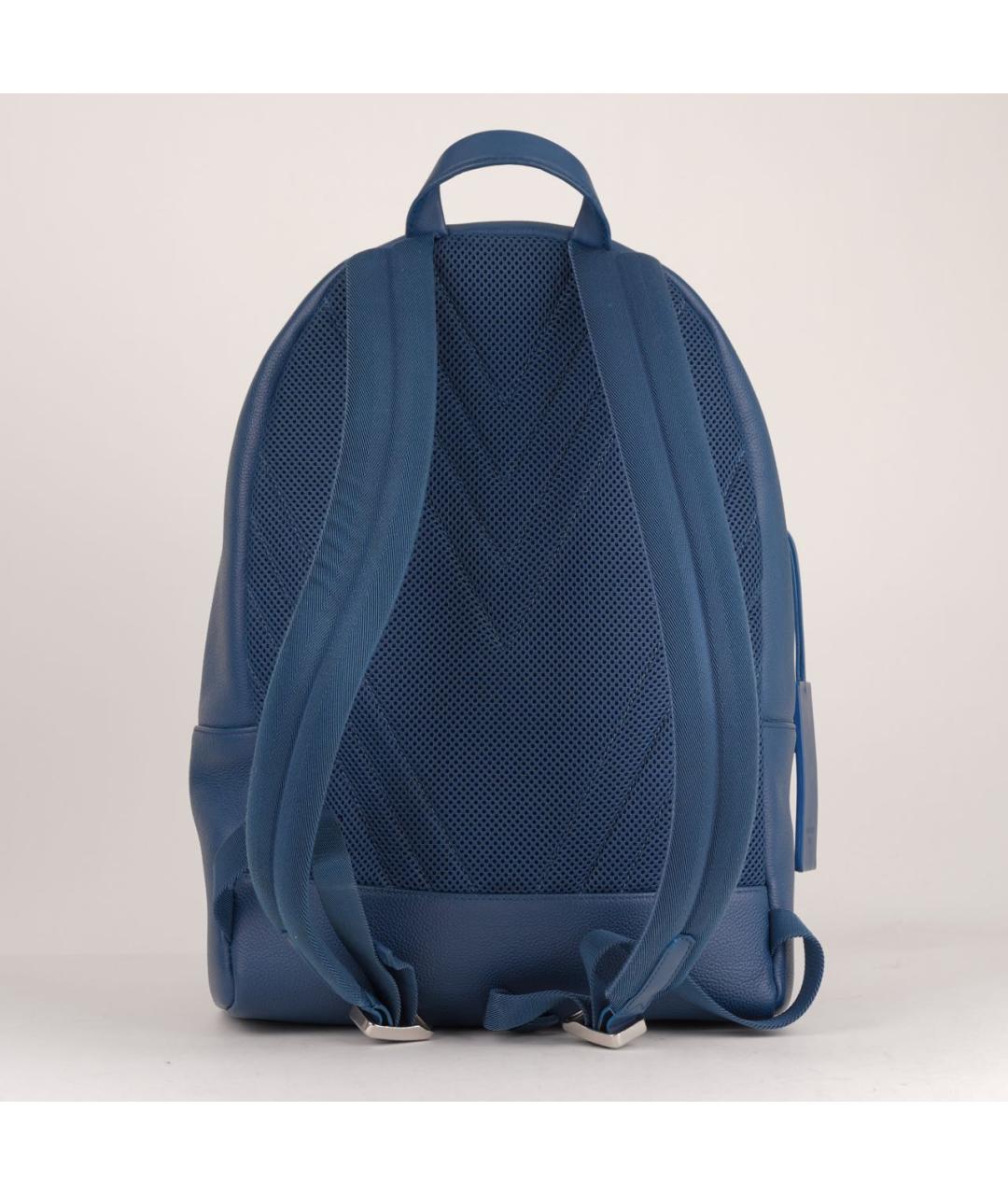 LOUIS VUITTON Темно-синий кожаный рюкзак, фото 2