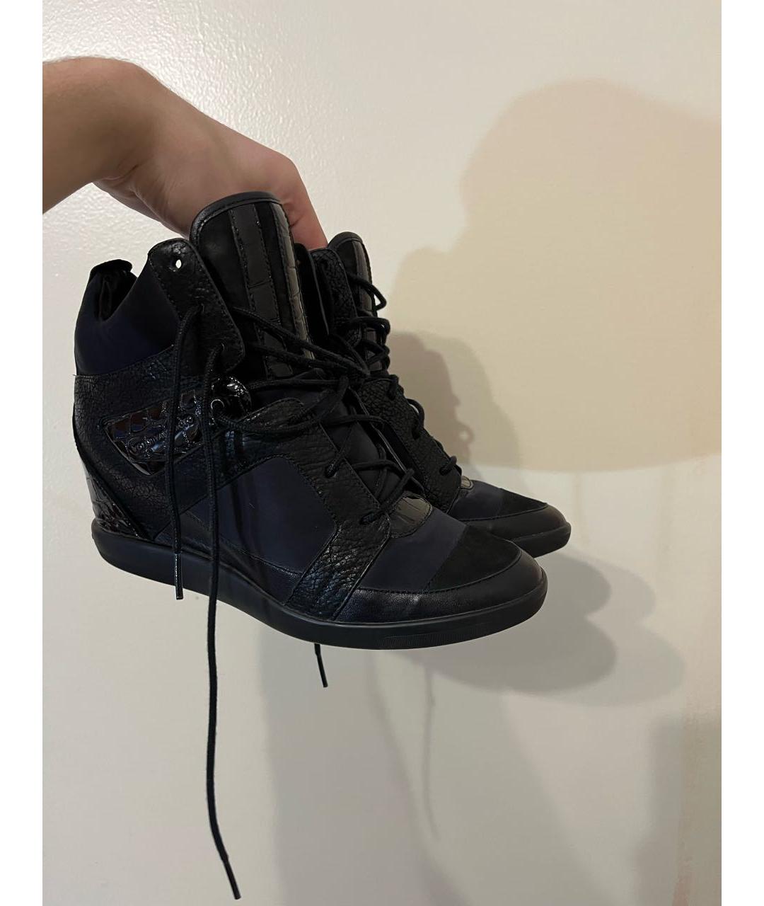 YOHJI YAMAMOTO Черные кожаные ботильоны, фото 2